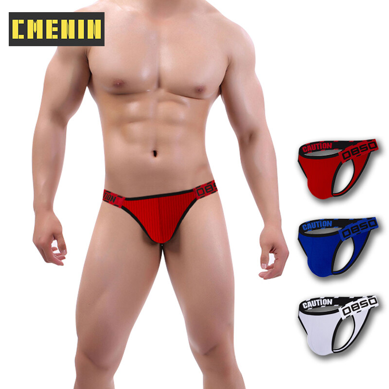 CMENIN BS 1Pcs Fashion Cotton Men's Thong Men's Panties Quick Dryt Stringi Sexy Underwear Man Jockstrap Underpants Slip BS3208