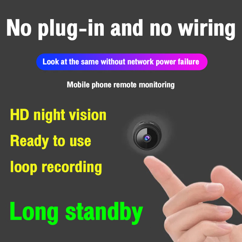 [ready to ship]ip camera wifi 1080p hd cctv camera easy install mini cameras Night Vision Wireless Two Ways Audio 150° wide angle.
