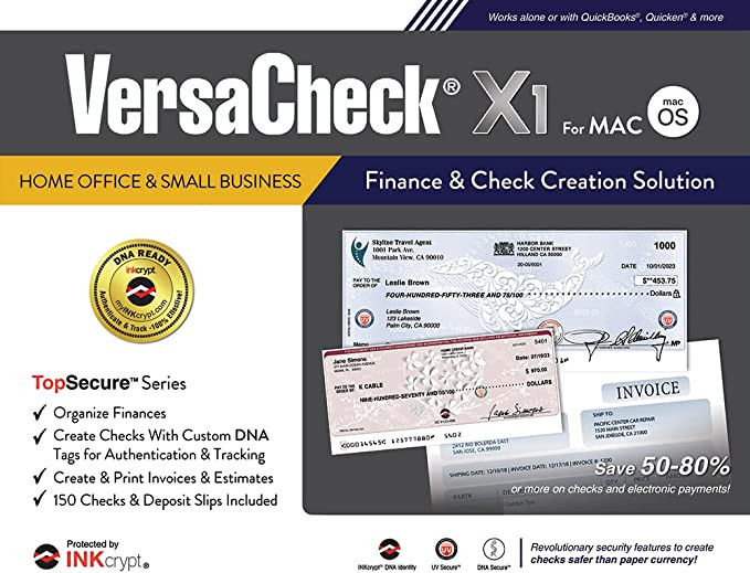 VersaCheck for Mac - Finance & Check Creation Software for Macintosh [Download]