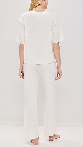 Waffle Knit Pajama Set